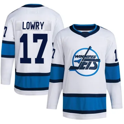 Men's Adam Lowry Winnipeg Jets Reverse Retro 2.0 Jersey - White Authentic