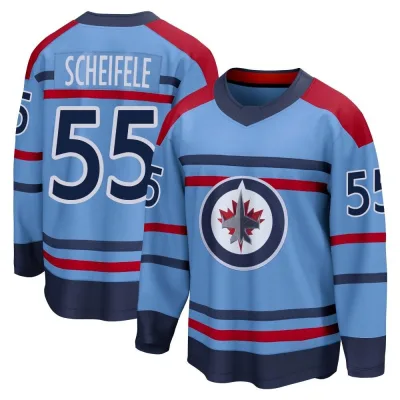 Men's Mark Scheifele Winnipeg Jets Anniversary Jersey - Light Blue Breakaway