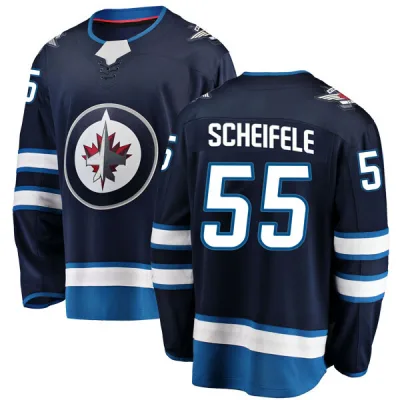 Men's Mark Scheifele Winnipeg Jets Home Jersey - Blue Breakaway