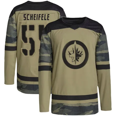 Men's Mark Scheifele Winnipeg Jets Military Appreciation Practice Jersey - Camo Authentic