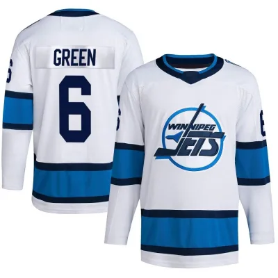 Men's Ted Green Winnipeg Jets Reverse Retro 2.0 Jersey - White Authentic