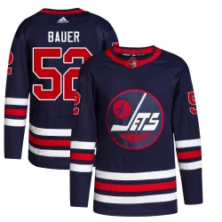 Men's Tyrel Bauer Winnipeg Jets 2021/22 Alternate Primegreen Pro Jersey - Navy Authentic