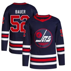 Youth Tyrel Bauer Winnipeg Jets 2021/22 Alternate Primegreen Pro Jersey - Navy Authentic